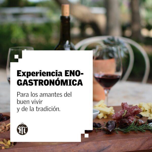 experiencia eno-gastronomica, para los amantes del buen vivir y de la tradición